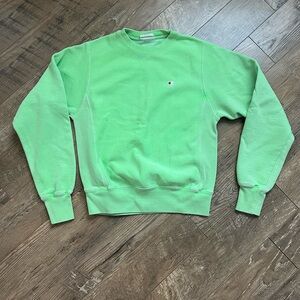 Champion Light Green Crewneck Sweater